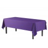 NEW EXQUISITE PLASTIC TABLECOVER, PURPLE, 54 X 108