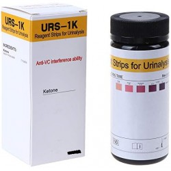 NEW (EXPIRES 1.16.2026) 50 STRIPS - Keto Test Strips, Urine Test Strips, Ketone Reagent Strips 15S Accurate Results VC Resistant Reliable Portable for Keto Dieters, Ketosis Home Urinalysis Tester Kit