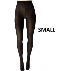 NEW WOMENS SMALL L'EGGS OPAQUE TIGHTS, BLACK