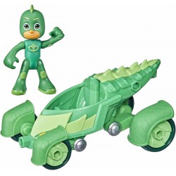 NEW PJ Masks Gekko-Mobile Preschool Toy, Gekko Car with Gekko Action Figure for Kids Ages 3 and Up