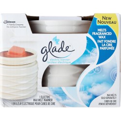 VERY LIGHTLY USED Glade Wax Melts Air Freshener Electric Warmer, Works with Glade Wax Melts, Cream ColouR
