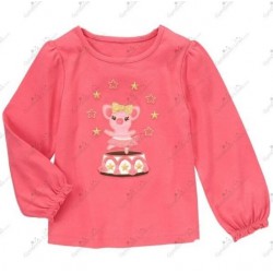 NEW GIRLS SIZE 4T Gymboree Star of the Show Circus Piglet Pig Shirt