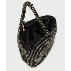 NEW Embellished pouch bag, ZIPPER CLOSE AND MAGNET CLOSE