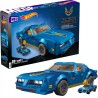 LIGHTLY HANDLED (READ NOTES)  MEGA Hot Wheels Building Toys for Adults, 1:18 Scale '77 Pontiac Firebird with Deluxe Features