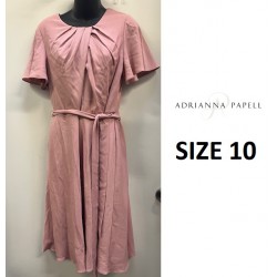 NEW WOMENS SIZE 10 ADRIANNA PAPELL SOFT PINK DRESS