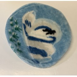 NEW Blue Bird Toilet Seat Cover 14x14