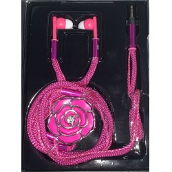 NEW Scotty BZ Flower Earbuds Shoelace Style PINK