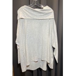 NEW WOMENS 3X ADDITION ELLE COWL NECK LONG SLEEVE SHIRT
