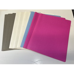 NEW PACK OF 9 FIRST LINE REPORT COVERS, DUOTANGS, ASSORTED COLOURS