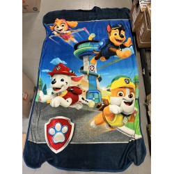 NEW nickelodeon fleece paw patrol blanket - APPROX: 60 X 92