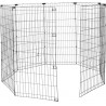NEW AmazonBasics Foldable Metal Pet Dog Exercise Fence Pen - 60 x 60 x 48 Inches