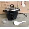 LIGHTLY USED Elite Gourmet ERC2010B# Electric 10 Cup Rice Cooker with 304 Surgical Grade Stainless Steel Inner Pot Makes Soups, Stews, Grains, Cereals, Keep Warm Feature, 10 cups cooked (5 Cups uncooked), Black