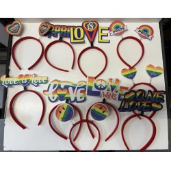 NEW 9 PC PRIDE HEADBANDS
