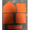 NEW Oeab Baseball Bases Throw Down Rubber Bases for Baseball Perfect for Baseball, Teeball, Softball, Kickball, Kids…