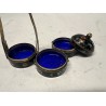 VINTAGE ANTIQUE CHINESE CLOISONNE MINITURE STEAMER