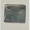 VINTAGE MODERNIST STERLING ENAMEL PIN BROOCH, DOG & CAT