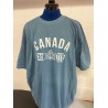 NEW 2XL INSPIRED DYE BY NEXT LEVEL CANADA T-SHIRT, BLUE