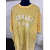 NEW 3XL INSPIRED DYE BY NEXT LEVEL CANADA T-SHIRT, YELLOW