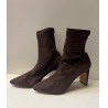 NEW WOMENS 8.5 The Drop Jane High Heel Pull-On Sock Boot, COFFEE BROWN