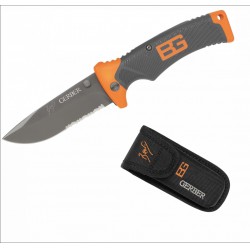 NEW BEAR GRYLLS GERBER SURVIVAL FOLDING STEALTH KNIFE