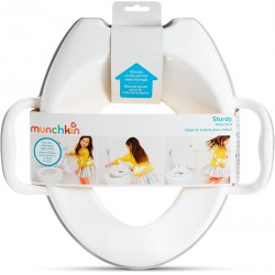 NEW Munchkin Sturdy-Potty Seat (WHITE WITH GREY)