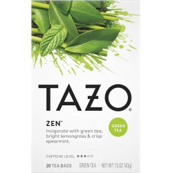 NEW (BB: MAY 31, 2024) Tazo Zen Green Tea 20 Bags