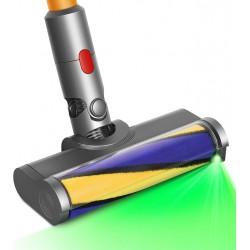 NEW RUKHOOL Roller Brush Head for Dyson V7 V8 V10 V11 V15 Replacement Part Roller Cleaner Head with LED Headlights Hardwood Floor Attachment Electric Turbo Brush Vacuum Accessories