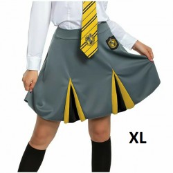 NEW WOMENS XL Wizarding World Harry Potter Hufflepuff ADULT Costume Skirt