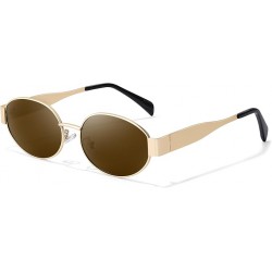 NEW SODQW Retro Oval Sunglasses for Women 90s Vintage Designer Ladies Shades Trendy Fashion Sun Glasses