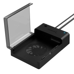 NEW Sabrent EC-DFFN Drive Dock SATA - USB 3.0 Host Interface External - Black - Hot Swappable Bays - 1 x HDD Supported - 6 TB Total HDD Capacity Supported - 1 x Total Bay - 1 x 2.5/3.5 Bay - Plastic