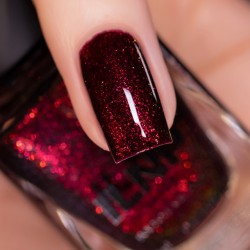 NEW 8ML S.FOCEN Glitter Gel Nail Polish LED UV Gel Polish Soak Off Nail Art Colors (DARK RED GLITTER)