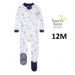 NEW 12M BURTS BEES BABY Twinkle Bee Star Organic Cotton Snug Fit Sleeper