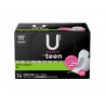 NEW  U BY KOTEX Balance Ultra Thin Pads with Wings Sized for Teens, Extra Coverage, 14 units
