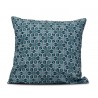 NEW 18 x 18 Blue and White Water Mosaic Throw Pillow
