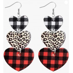 NEW Heart Earrings for Women Red Heart Dangle Earrings Pink Heart Shaped Earrings