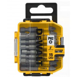 NEW DEWALT MAXFIT ULTRA 2 in. Phillips 2 Steel Screwdriving Bits (15-Pack)