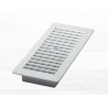 NEW Decor Grates 4 in. x 10 in. Plastic Floor Register, WHITE