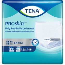 NEW Tena ProSkin Extra Breathable Underwear, Incontinence, Disposable, Moderate Absorbency, Medium, 16 Count