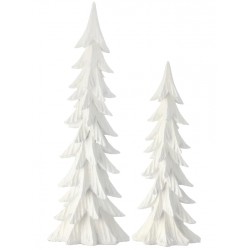 NEW Holiday Memories Royal Tree Set (set of 2), WHITE