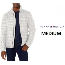 NEW MENS MEDIUM Tommy Hilfiger mens Ultra Loft Lightweight Packable Puffer Jacket, ICE