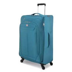 LIGHTLY USED SwissGear Unisex-Adult Marumo Luggage- Suitcase - Large - Teal