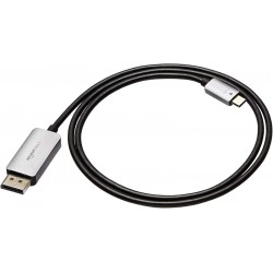 NEW Amazon Basics Aluminum USB-C to DisplayPort Cable - 3-Foot