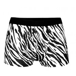 NEW MENS MEDIUM Cool And Comfortable Boxers Featuring an Icy Zebra Print, Breathable And Stretchy Trunks