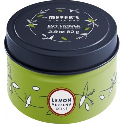 NEW Mrs. Meyer's Lemon Verbena Tin Candle, 82G