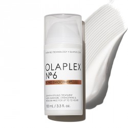 NEW Olaplex No. 6 Bond Smoother, Leave-In Styling Hair Cream Treatment, Smooths, Conditions, & Strengthens, Frizz Control for Up to 72 Hours, For All Hair Types, 100ml