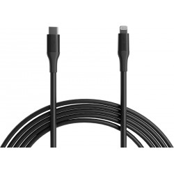 NEW Amazon Basics Lightning to USB-C Cable for iPhone, 10 Feet, Black