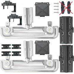 NEW (READ NOTES) W10712395 Dishwasher Upper Rack Adjuster Kit by Romalon Fit for Whirl-pool Dishwasher Replace AP5957560 W10350375 PS10065979 W10250159 wdt730pahz0 wdt750sahz0（18 Packs）