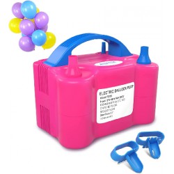 NEW Electric Air Balloon Pump, AGPtEK Portable Dual Nozzle Inflator/Blower for Party Decoration
