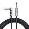 NEW Amazon Basics 1/4 Inch Right-Angle Instrument Cable - 10 Foot (Black)