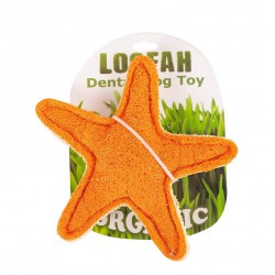 3 NEW Hip Doggie Starfish Organic Loofah Dental Toy